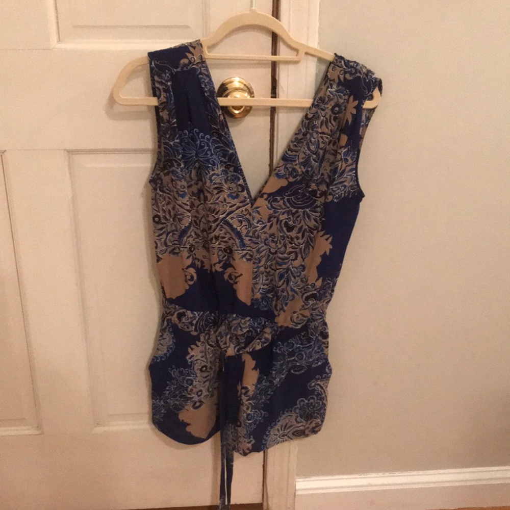 BCBG Cinched waist romper